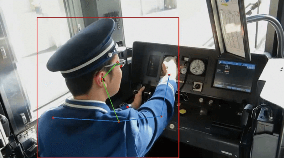 AI Motion Recognition for Monitoring Train Driver Actions <p style=